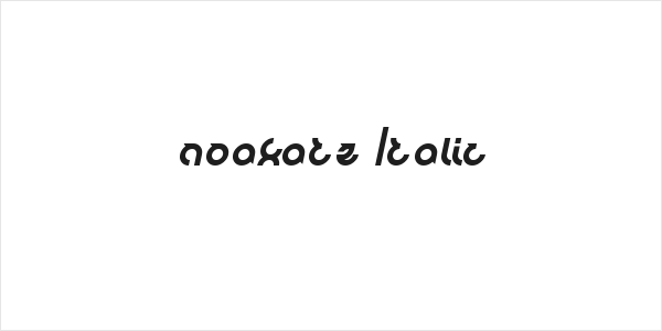 noakatz Italic Logo