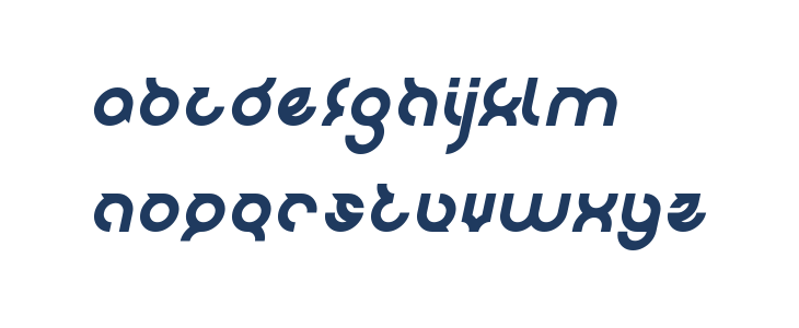 noakatz Italic Lowercase