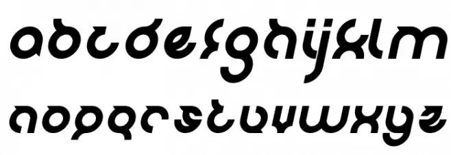noakatz Italic फ़ॉन्ट लोअरकेस