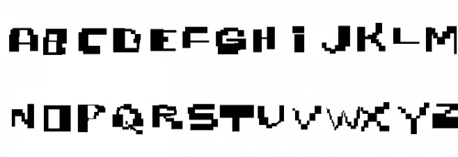 nobrain 字体 大写