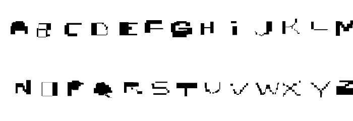 nobrain Font LOWERCASE