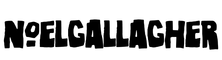 noel gallagher  font caratteri gratis