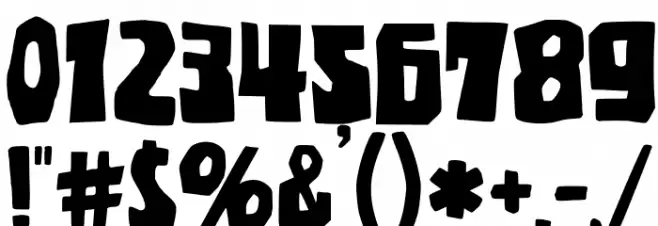 noel gallagher Font OTHER CHARS