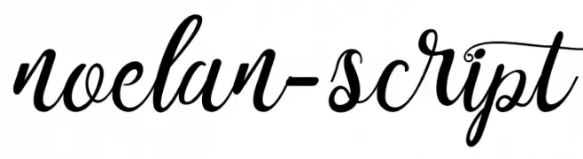 noelan-script Font