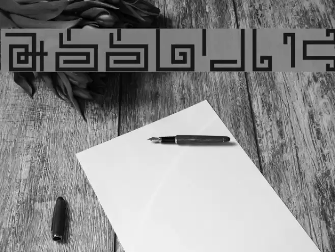 noodleh Font examples