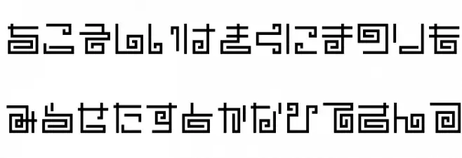 noodleh 字体 小写