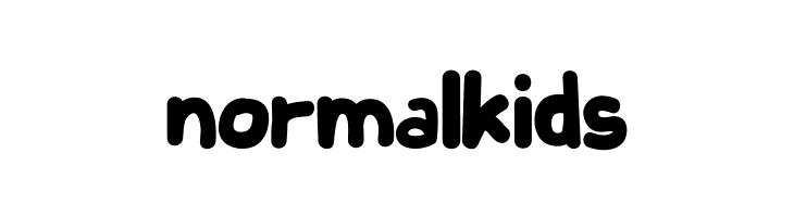 normal kids  Frei Schriftart Herunterladen