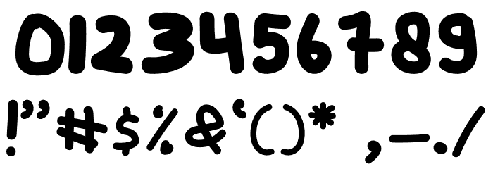normal kids Font OTHER CHARS