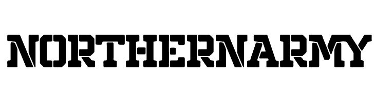 northern army  les polices de caractères gratuit tlcharger
