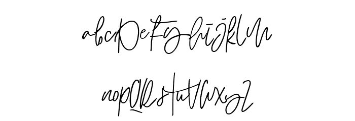 nostrud Font LOWERCASE