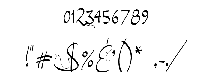 not included. Font OTHER CHARS