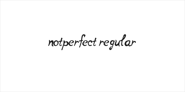 notperfect regular Logo