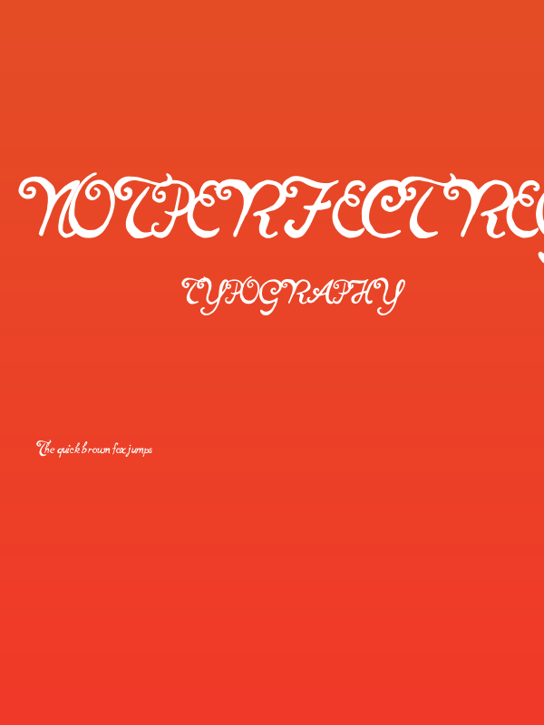 notperfect regular Poster