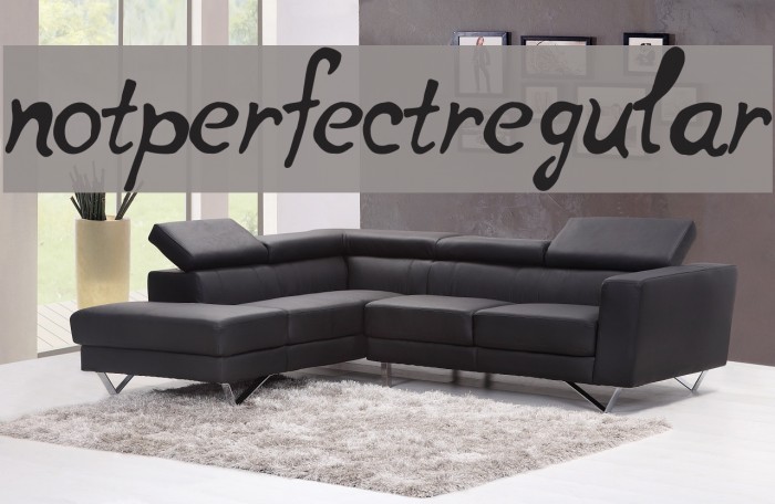 notperfectregular Font examples