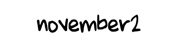 november2  font caratteri gratis