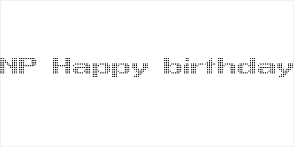 NP Happy birthday Logo