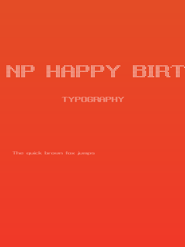 NP Happy birthday Poster
