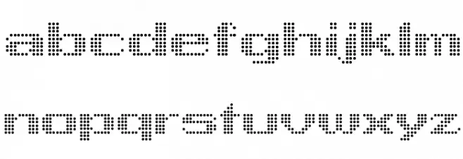 NP Happy birthday خط أحرف صغيرة