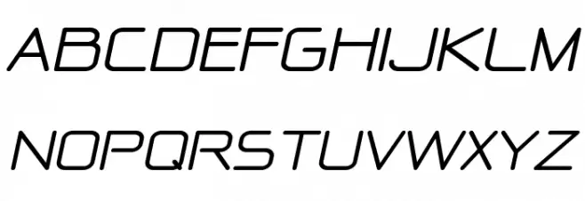 NP Naipol All in One Bold Italic Schriftart Groß