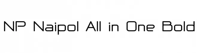 NP Naipol All in One Bold  font caratteri gratis
