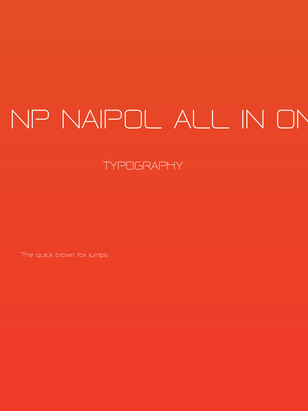 NP Naipol All in One Poster