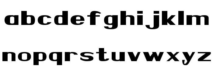 NPS 1935 Font LOWERCASE