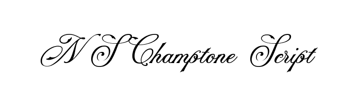 NS Champtone Script  नि: शुल्क फ़ॉन्ट्स डाउनलोड