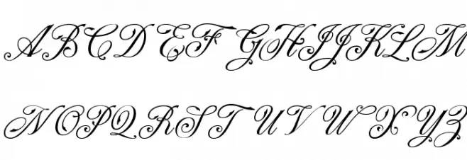 NS Champtone Script Fonte MAIÚSCULAS