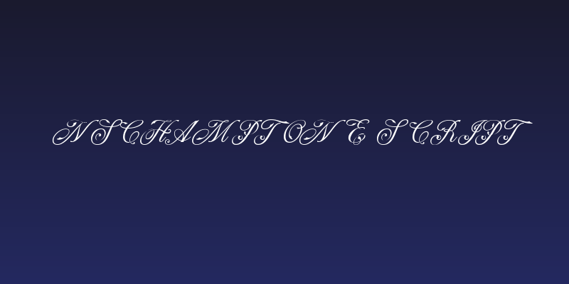 NS Champtone Script Social Header