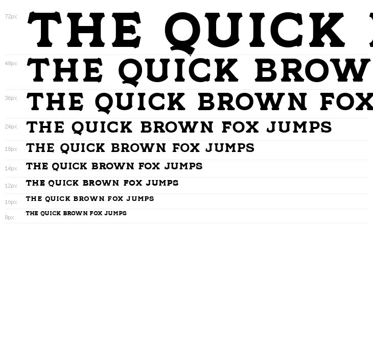 NS Champtone Serif Waterfall