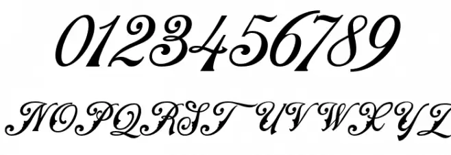 NS Mudolf Script Font OTHER CHARS