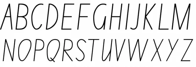 NSW ACT School Handwriting Font フォント 大文字