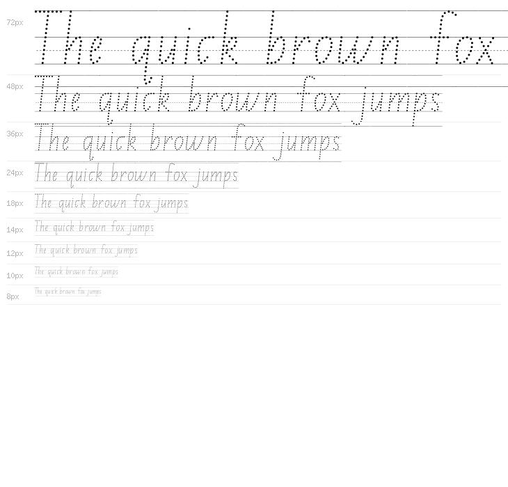 NSW ACT School Handwriting Guide Waterfall