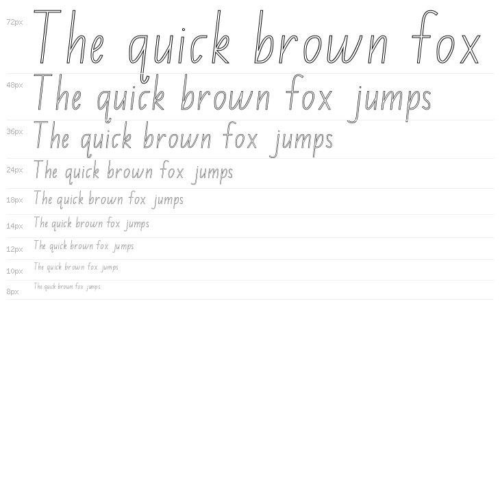 NSW ACT School Handwriting Outline Waterfall