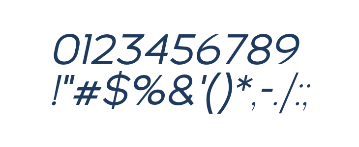 NsaiItalic Other Characters
