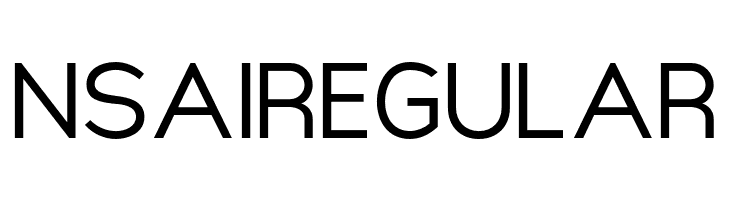NsaiRegular  Fuentes Gratis Descargar