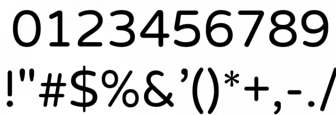 NTR Font OTHER CHARS