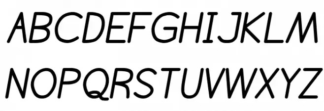 NTS Akkhara Bold Italic Polices MAJUSCULES