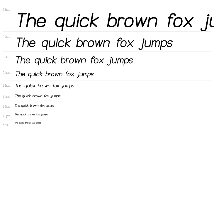 NTS Akkhara Bold Italic Waterfall