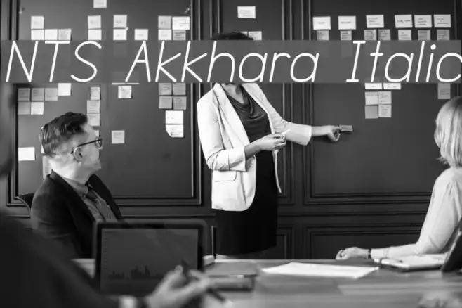 NTS Akkhara Italic Example 2