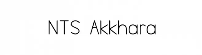 NTS Akkhara  नि: शुल्क फ़ॉन्ट्स डाउनलोड