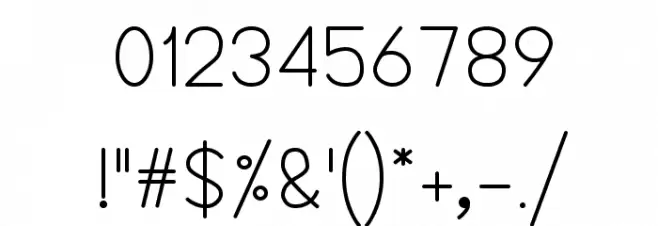 NTS Akkhara Font OTHER CHARS