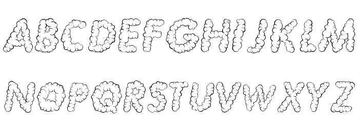 NUBLES Font LOWERCASE