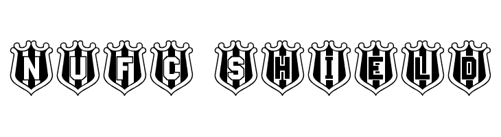 NUFC Shield Font