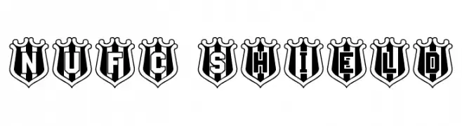 NUFC Shield  Fuentes Gratis Descargar