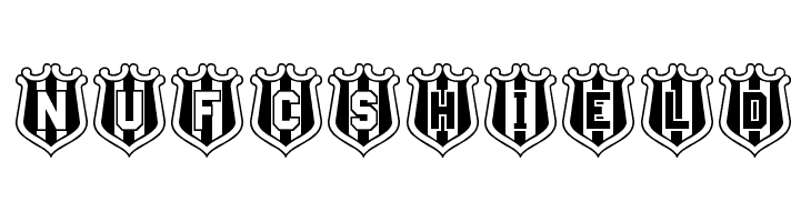 NUFC Shield Font