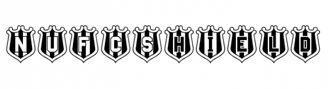 NUFC Shield  baixar fontes gratis