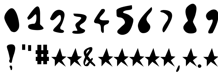 NUMBER 18000!!! Font OTHER CHARS