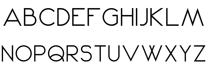 Nu Kei Font LOWERCASE