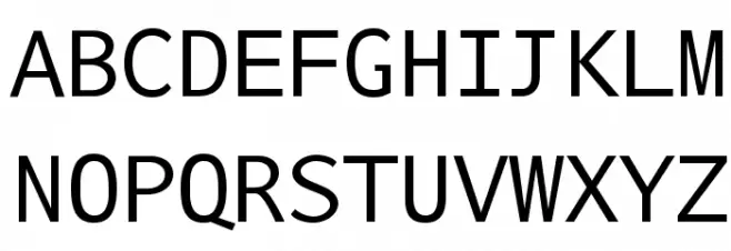 Nu Sans Mono Demo Шрифта ВЕРХНИЙ
